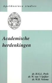 Omslag van Academische herdenkingen