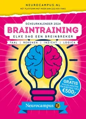 Omslag van Neurocampus Braintraining Scheurkalender 2024