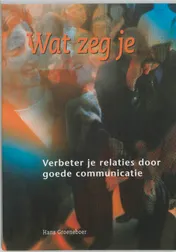 Omslag van Wat zeg je
