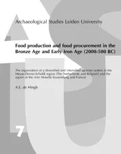 Omslag van Food production and food procurement in the Bronze Age and Early Iron Age (2000-500 BC)