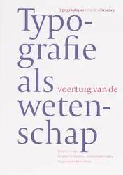 Omslag van Typografie als (voertuig van de) wetenschap