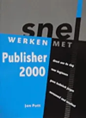 Omslag van Snel werken met Publisher 2000