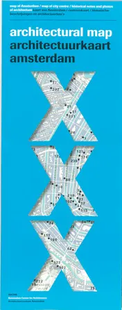 Omslag van Architectuurkaart Amsterdam = Architectural map Amsterdam