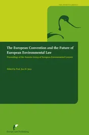 Omslag van The European Convention and the Future of European Environmental Law