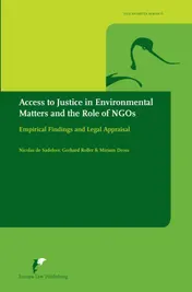 Omslag van Access to justice in environmental matters and the role of NGOs