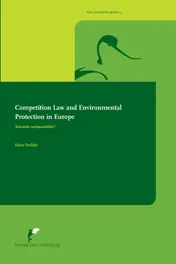 Omslag van Competition Law and Environmental Protection in Europe