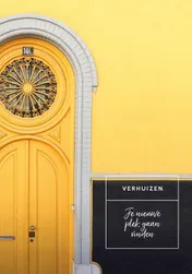 Omslag van Wensboekje Verhuizen