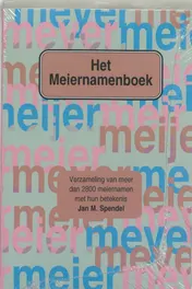 Omslag van Het meiernamenboek