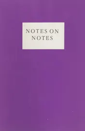 Omslag van Notes on Notes