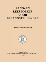 Omslag van Zang- en leesboekje voor belangstellenden