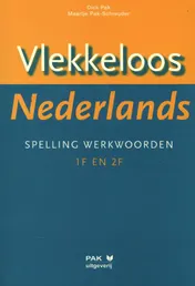 Omslag van Spelling werkwoorden taalniveau 1F en 2F