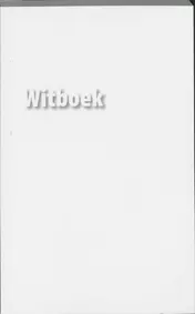 Omslag van Witboek