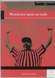 Omslag van Wetteksten sport en recht