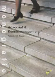 Omslag van Advocaat & Kennismanagement