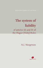 Omslag van The system of liability of articles III and IV of the Hague (VISBY) Rules