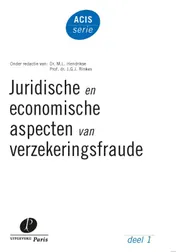 Omslag van Juridische en economische aspecten van verzekeringsfraude