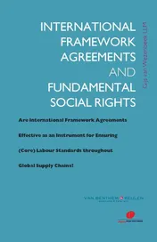 Omslag van International framework agreements and fundamental social rights
