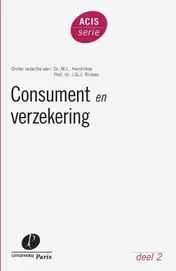 Omslag van Consument en verzekering