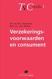 Omslag van Verzekeringsvoorwaarden en consument