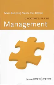 Omslag van Grootmeester in management