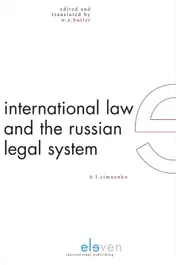 Omslag van International Law and the Russian Legal System