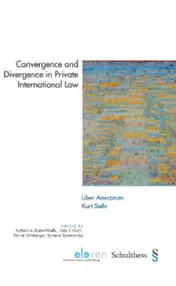 Omslag van Convergence and divergence in private international law
