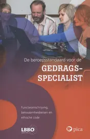 Omslag van Beroepsstandaard voor de gedragsspecialist