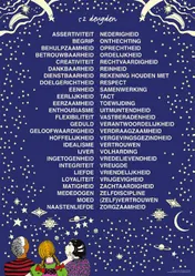 Omslag van Deugden poster