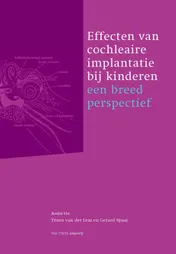 Omslag van Effecten van cochleaire implantatie bij kinderen
