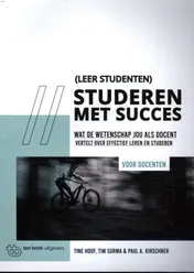 Omslag van Studeren met succes voor docenten