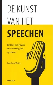 Omslag van De kunst van het speechen
