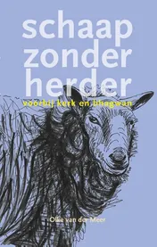Omslag van Schaap zonder herder voorbij kerk en Bhagwan