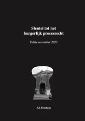 Omslag van Sleutel tot het burgerlijk procesrecht