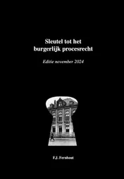 Omslag van Sleutel tot het burgerlijk procesrecht