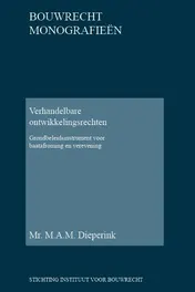 Omslag van Verhandelbare ontwikkelingsrechten