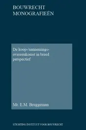 Omslag van De koop-/aannemingsovereenkomst in breed perspectief