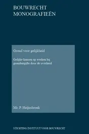 Omslag van Grond voor gelijkheid