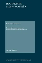 Omslag van Het zelfrealisatierecht