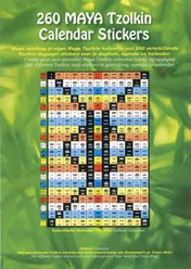 Omslag van 260 Maya Tzolkin Calendar Stickers