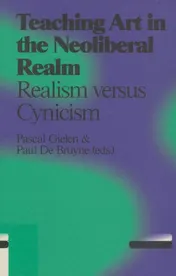 Omslag van Teaching art in the neoliberal realm