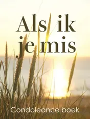 Omslag van Als ik je mis condoleance boek