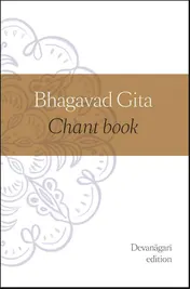 Omslag van Bhagavad Gita chant book