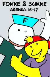 Omslag van Fokke & sukke studieagenda 16-17