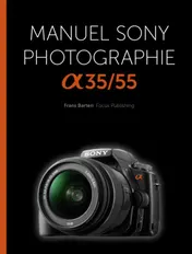 Omslag van Manuel Sony photographie A35/55
