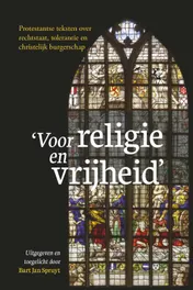 Omslag van Voor religie en vrijheid