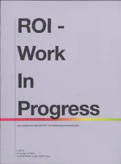 Omslag van ROI - Work In Progress