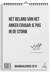 Omslag van Maandkalender Visje 2019
