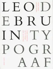 Omslag van Leo de Bruin typograaf