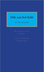 Omslag van Ode aan het licht