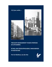 Omslag van Treasury management tussen strategie en uitvoering